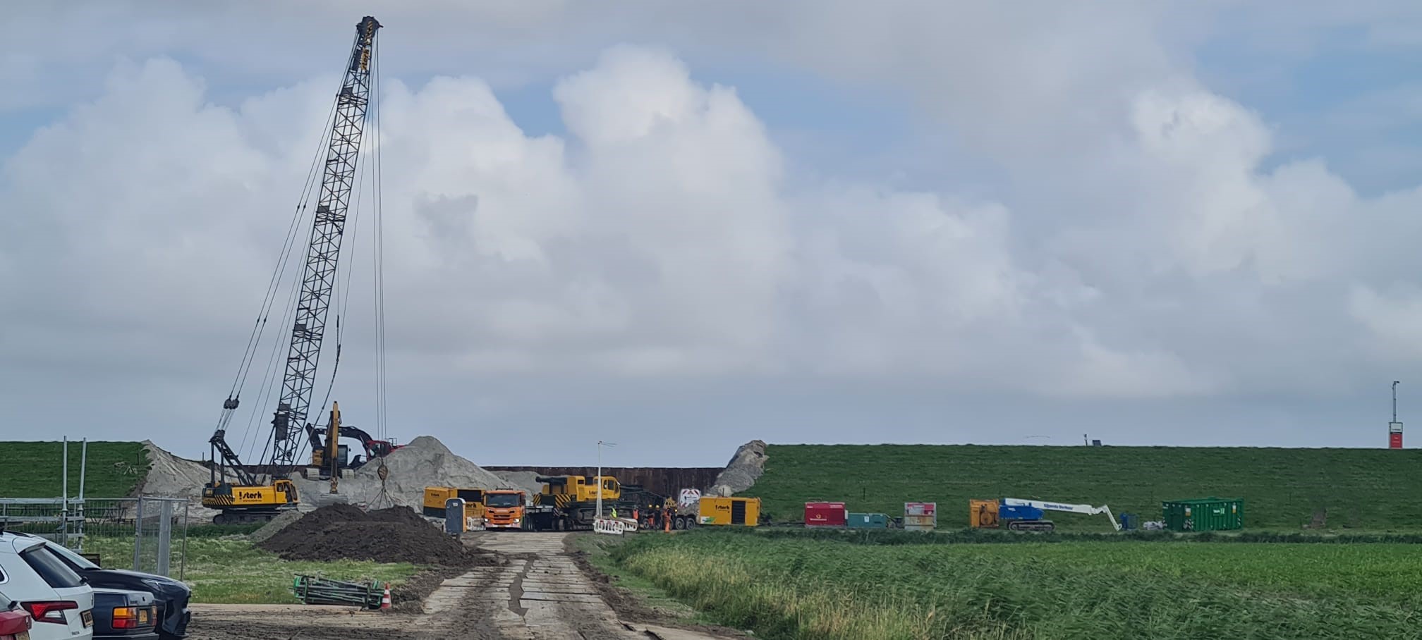 Verwerken van grond geborgen Duits vliegtuigwrak stilgelegd