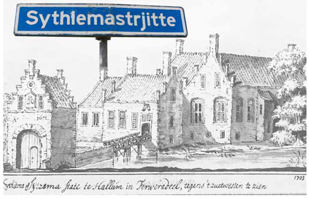 Wist jij dat er een state stond op de plek van de Sythiemastrjitte in Hallum?