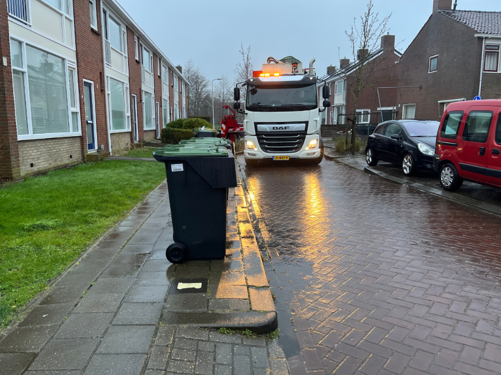 Wijzigingen in de afvalinzameling door het weer