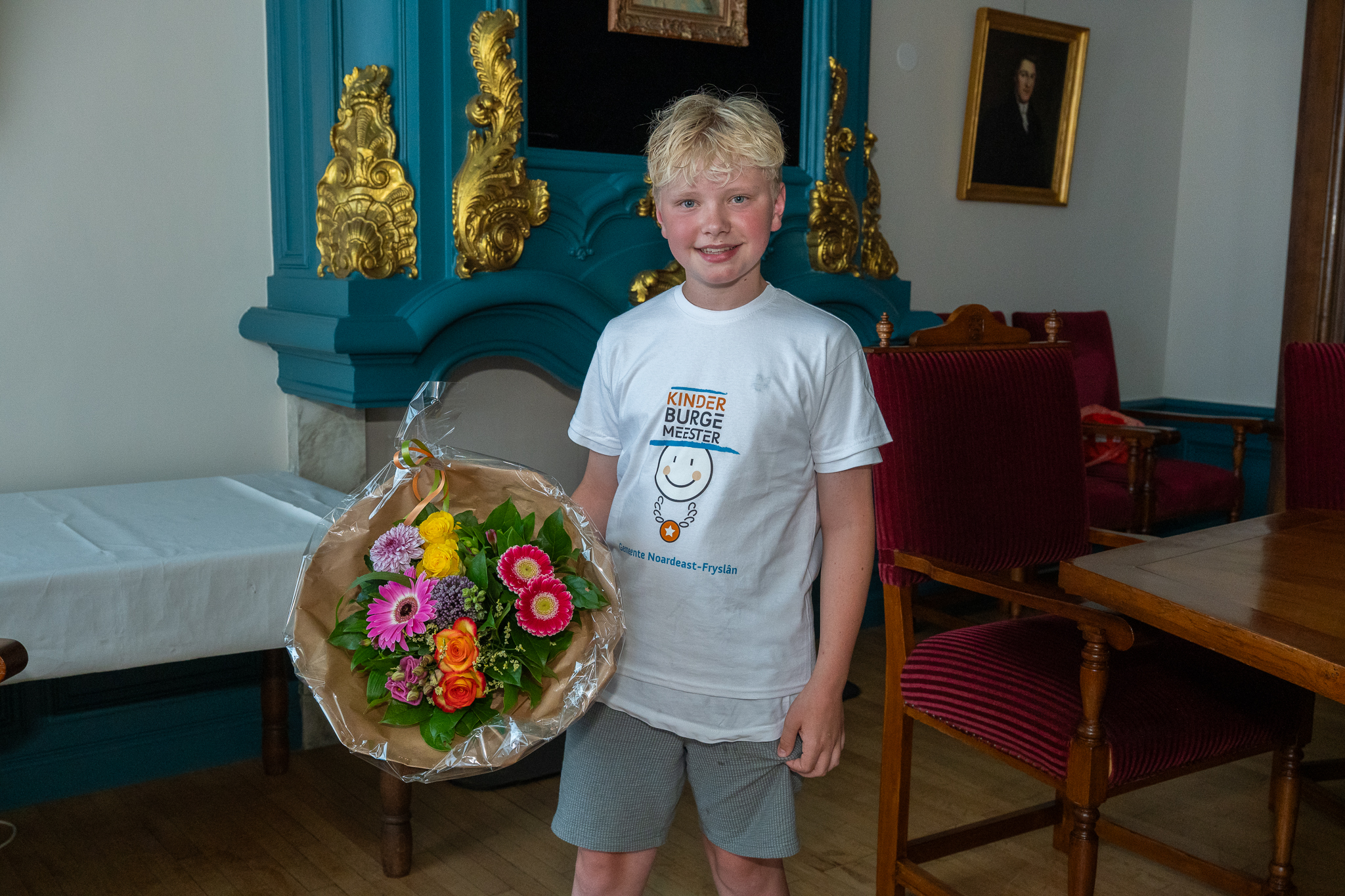 Ate Rindert Feenstra nieuwe kinderburgemeester van Noardeast-Fryslân