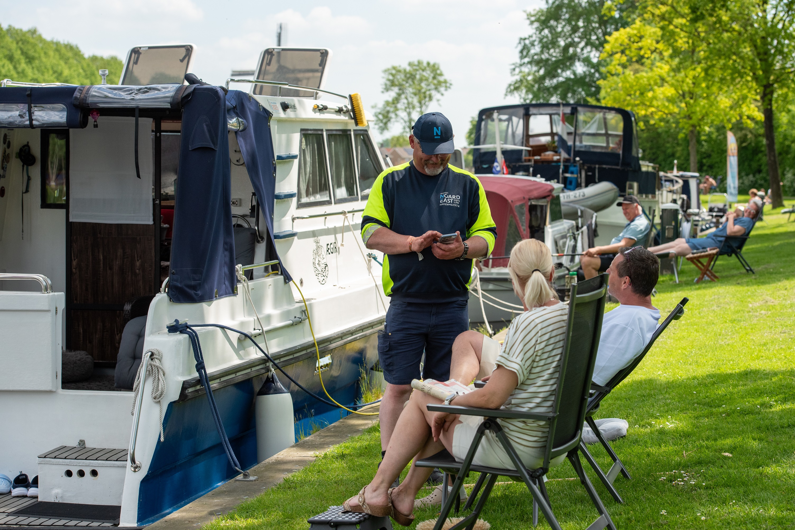 Nieuwe havenmeester verwelkomt boot- en campergasten in Dokkum