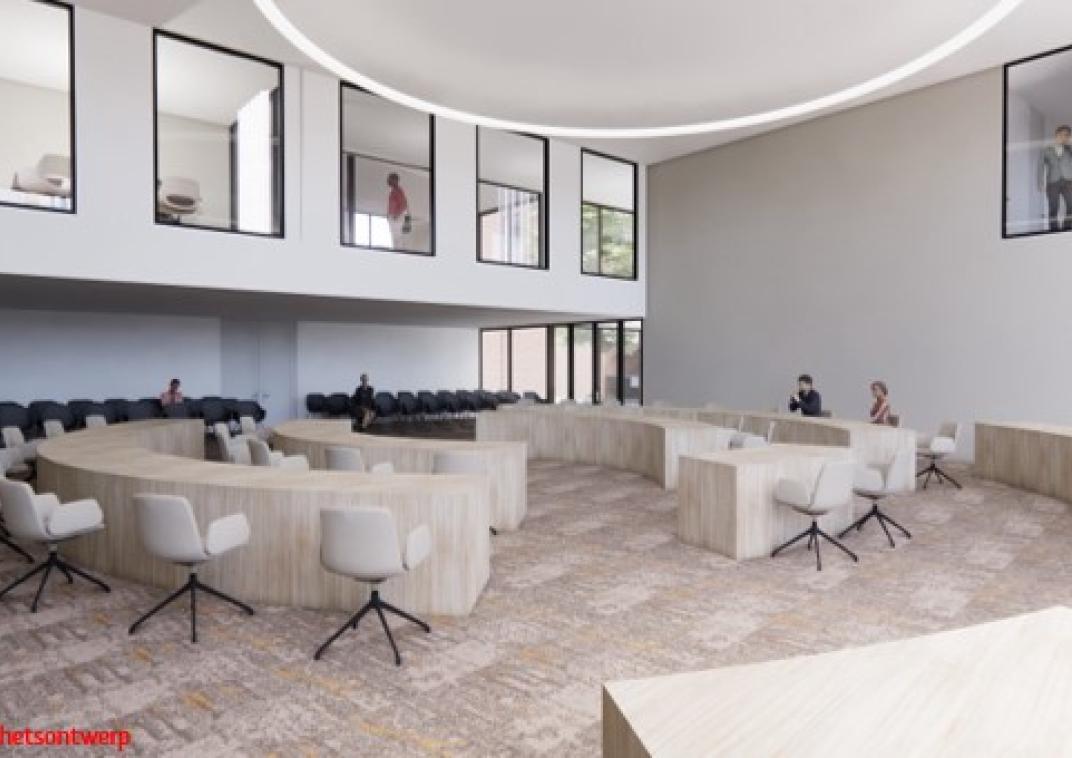 Schetsontwerp gemeentehuis Dokkum2
