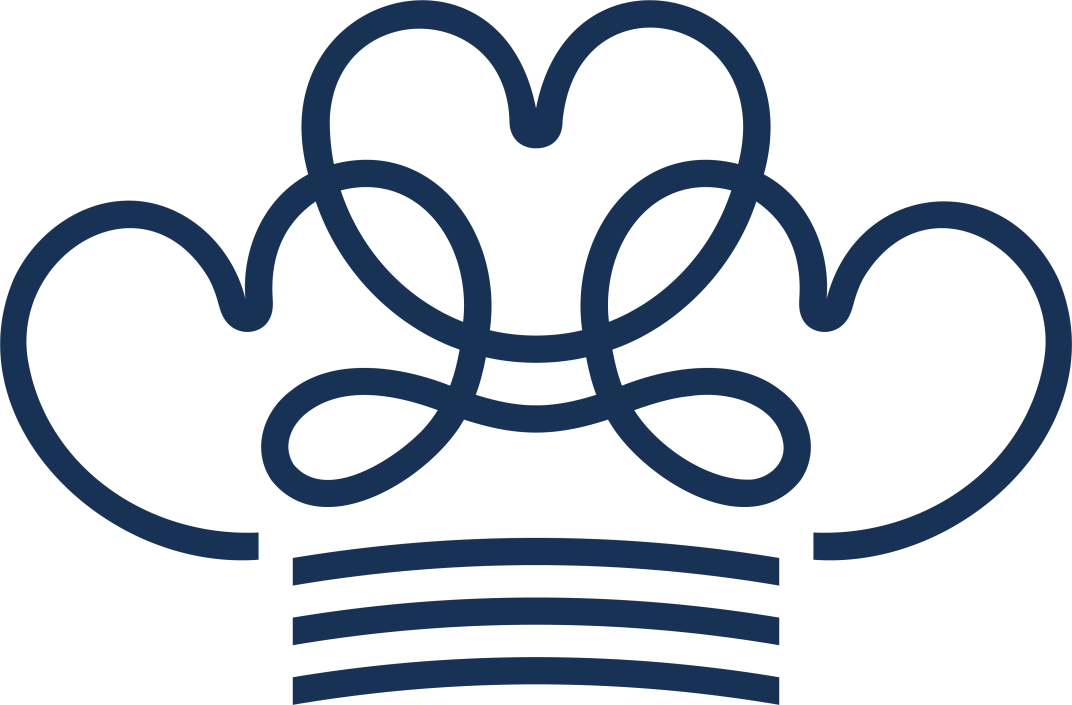 Keningsdei icon blauw