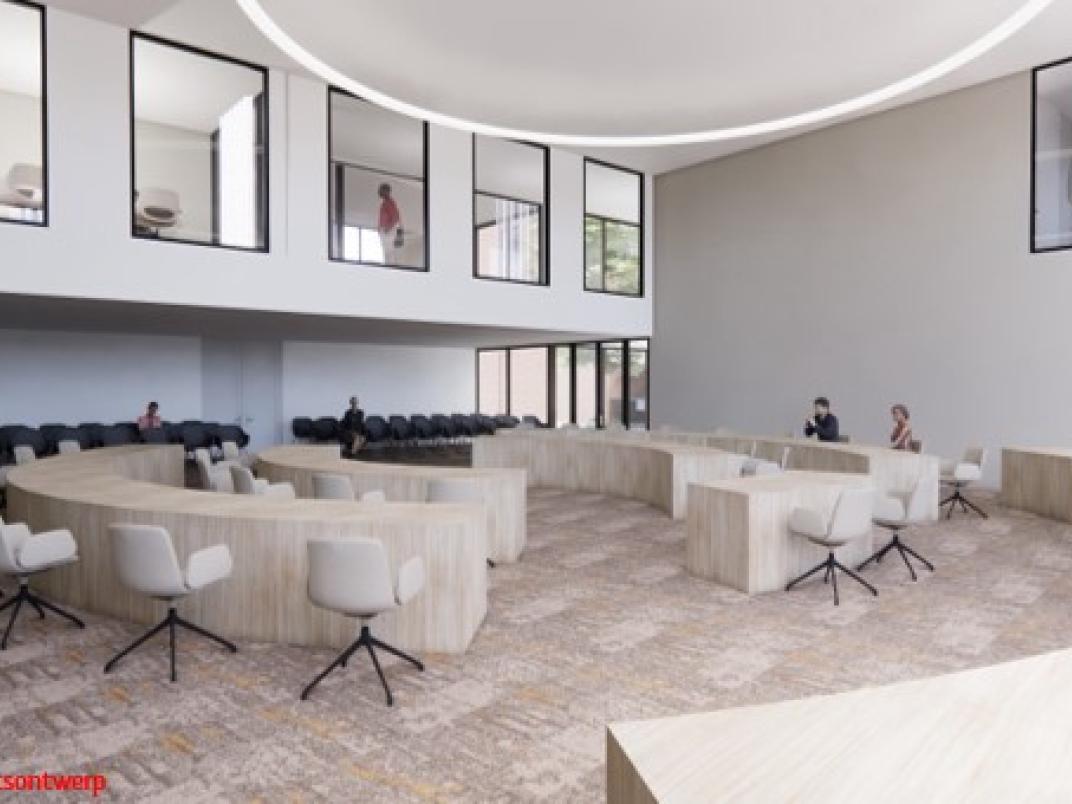Schetsontwerp gemeentehuis Dokkum2