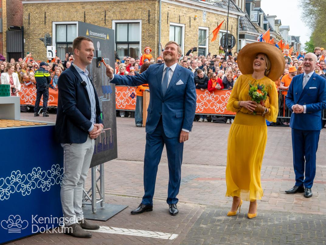De ondernemers presenteren zich
