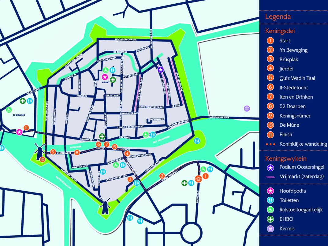 Bezoekersplattegrond Keningsdei 2026
