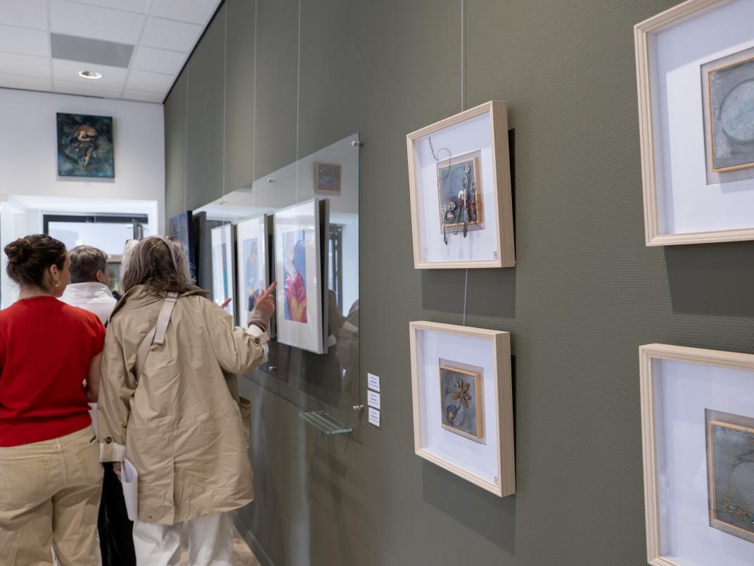 Expositie dementie in het gemeentehuis